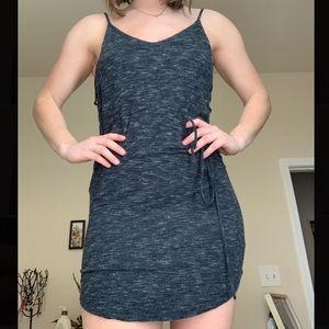 Burnout Strappy Mini Dress